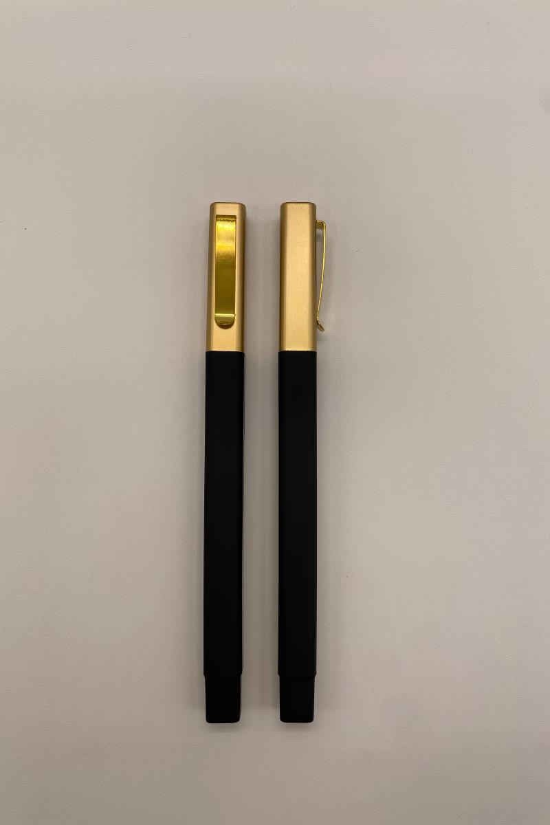 Gold pen cap