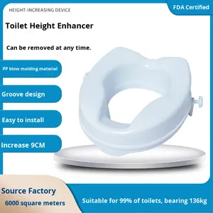 Dispositif <span class=keywords><strong>de</strong></span> rehaussement <span class=keywords><strong>de</strong></span> toilette pour femmes enceintes âgées handicapées-<span class=keywords><strong>Chaise</strong></span> d'aisance surélevée et coussin <span class=keywords><strong>de</strong></span> siège d'appoint pour <span class=keywords><strong>Amazon</strong></span> - Product Image 3