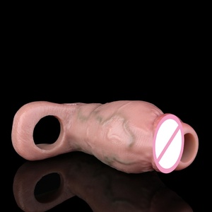 Handmade Platinum Silicone Penis Extension Sleeve for Men Cock Enlarger 5mm Thicker Penis - Product Image 6