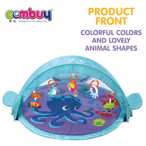 <span class=keywords><strong>Manta</strong></span> de dibujos animados con sonajero, conjunto de algodón, <span class=keywords><strong>gimnasio</strong></span>, colchoneta de juego para bebé, actividad - Product Image 2