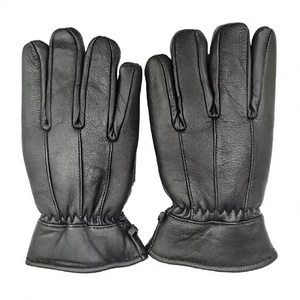 Gants de moto en cuir pour hommes, pour Motocross, cyclisme, plein air, décontractés, écran tactile, respirants, coupe-vent - Product Image 1