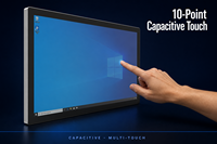 PC industriel tout-en-un à écran tactile, vente en gros d'usine, Windows 10, Intel Core I3/i5/i7, écran 15,6 pouces, garantie 1 an, OEM ODM
