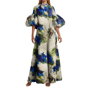 Nouvelle Collection Printemps 2026 de Vêtements Féminins, Robe Européenne et Américaine Transfrontalière, Imprimé Végétal Élégant et Stylé - Product Image 5
