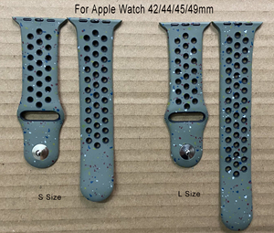 สายรัดซิลิโคนแบบสปอร์ตระบายอากาศได้สองสีใหม่สำหรับ Apple Watch Series 10 (WB0249S) - Product Image 6