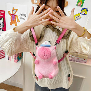 Yiwu1688 Agente De Brinquedo Melhor Capivara Boneca De Pelúcia Recheada Enfeites De Casa Boneca Brinquedo De Pelúcia Capivara Peluches Com Mochila Travesseiro - Product Image 4