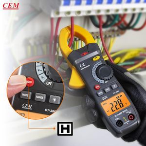 <span class=keywords><strong>CEM</strong></span> ดิจิตอลแคลมป์มิเตอร์ หัววัดรูปตัวโอ ปรับช่วงอัตโนมัติ เครื่องทดสอบแรงดันไฟฟ้า ไฟฉาย แบ็คไลท์ มัลติมิเตอร์ วัดแรงดันไฟฟ้า AC/DC AC - Product Image 6