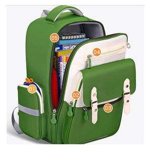 2025 vente en gros vente chaude étudiant sacs haut de gamme étudiant sac à dos pour les grades 1-6 à la mode multi-poches sacs d'école pour les enfants - Product Image 2