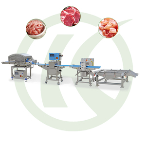Sortie d'usine à grande vitesse porc boeuf mouton poisson viande fraîche ligne de production de dés Machine de coupe de viande - Product Image 3