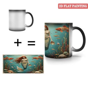 Blank Mug Frosted Black 11oz Heat Sensitive Customizable Gift <b>Cup</b> For <b>Personal</b> Design - Product Image 4