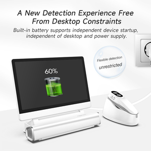 MEIBOYI <span class=keywords><strong>Microscope</strong></span> capillaire numérique à écran tactile de 11.6 pouces, analyseur de follicules pileux à usage domestique, détecteur de peau et dispositif d'analyse de la tête - Product Image 5