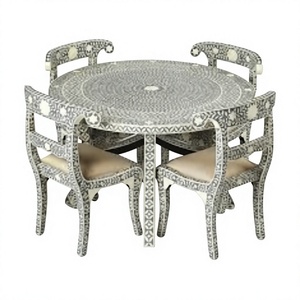 Silla de Comedor Grande con Respaldo Cruzado y Incrustaciones de Hueso, Diseño Moderno, Cómoda, para Tres Personas, Mueble de Sala de Estar, 3 Años de Garantía - Product Image 2