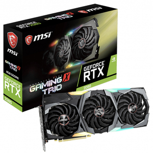 Used MS'I GeForce RTX 2080 GAMING X TRIO <b>Graphics</b> <b>Card</b> With 8GB 256-bit GDDR6 Memory Supports Multi-GPU Setups. GeForce RTX 2080 - Product Image 1