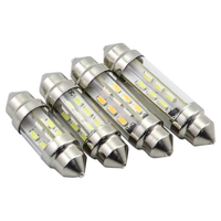 Ampoule LED Festoon C5W C10W 12V 24V 16/24SMD Canbus, lumière LED pour intérieur de voiture, miroir, lampe de lecture avec couvercle, 31/36/39/42MM