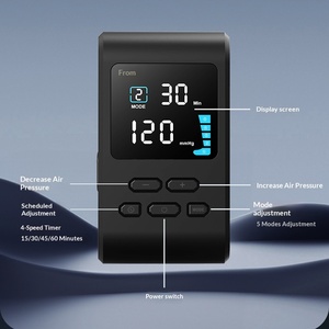 OEM/ODM 5 Chambers Air Compression <span class=keywords><strong>Therapy</strong></span> Leg Sleeves Pump Boots dengan Layar Sentuh LCD Presoterapia Pijat untuk Pemulihan Kaki. - Product Image 4