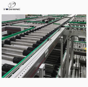 TOSHINE özelleştirilmiş endüstriyel çelik paslanmaz çelik alüminyum için depo lojistik merkezleri için makaralı konveyör sıcak satış - Product Image 2