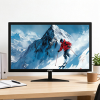 Monitor LED de 17 19 20 22 24 Pulgadas, Monitor de PC de Escritorio con Soporte en Forma de V