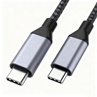 Câble de charge Type C Câble de charge rapide 240W 5A 48V 1m 2m 3m Câble tressé en nylon Type-C vers USB-C Logo personnalisé Câble de données USBC