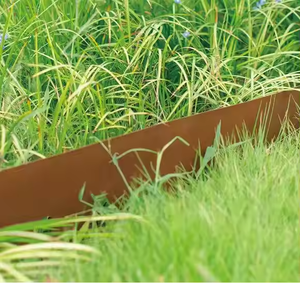 Corten Steel Garden <b>Edging</b> for Garden Fence Panels Lawn <b>Edging</b> - Product Image 3