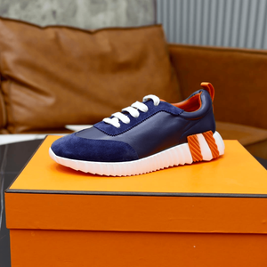 Men's Sophisticated Business Casual Sneakers Understated Luxury Minimalist Sneakers Premium Mixed Suede Leather Upper All - Product Image 6