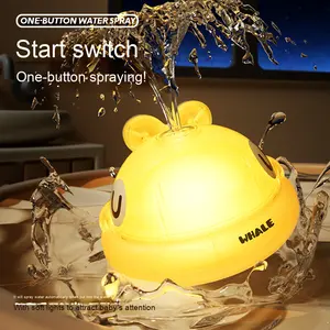 Baignoire arroseur personnalisé <span class=keywords><strong>fontaine</strong></span> jouet rechargeable <span class=keywords><strong>baleine</strong></span> lumineuse mignon animal en plastique salle de <span class=keywords><strong>bain</strong></span> jouets pour les tout-petits - Product Image 3