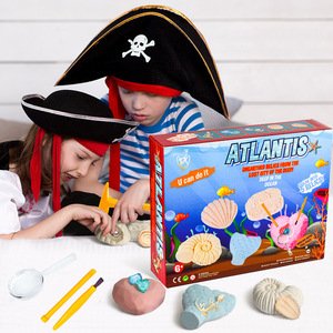 Set Tesori dell'Atlantis 5 in 1, Gioco di Scavo Oceanico, Kit Scientifico di Scavo Fossile per Bambini, Scavo di Gemme, Scoperta Archeologica - Product Image 1