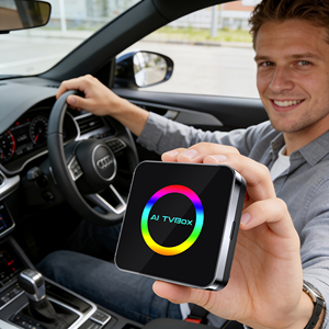 Adaptateur Carplay AI Box Android Auto sans fil 2 Go 16 Go/4 Go 32 Go pour iOS Android 13 - Product Image 1