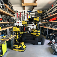 Perceuse à percussion sans fil professionnelle, batterie au lithium de haute qualité, outils à vitesse variable, OEM personnalisable