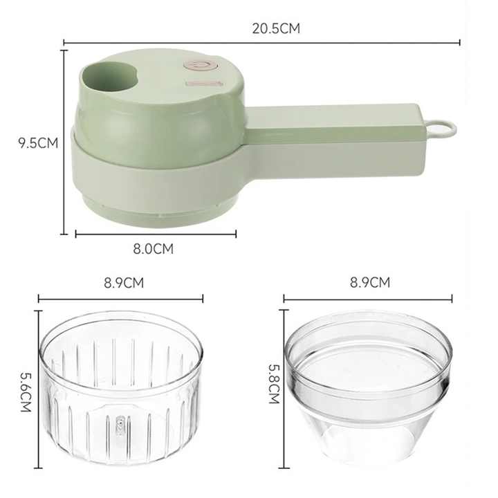 Tritatutto Elettrico Wancle 350W - Multifunzione, 600ml, Facile Da Pulire - Foto 4