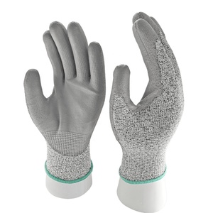 Guantes de Trabajo Ligeros y Transpirables, Resistentes a Cortes de Nivel 5, Resistentes a Pinchazos y Desgarros, Recubiertos de Nitrilo, Gris Moteado, para Uso Automotriz, Talla 12 - Product Image 2