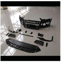 RS4 LOOKING FACELIGT BUMPER BODY KIT Parachoques delantero Kit de Carrocería completa para AUD I A4 2017-2019 Actualización a RS4