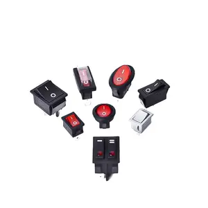 ON OFF 16A 250V AC Square Boat Waterproof Oven Rocker Switch 3Pin Electrical Appliance Switches For Home Coffee Maker Stirrer