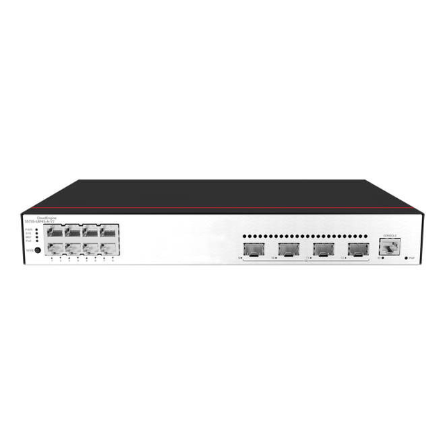 In Stock S5735-L8P4S-A-V2 8 Port Gigabit PoE+ Switch 4*GE SFP Layer 3 Built-in AC Enterprise Access Switch