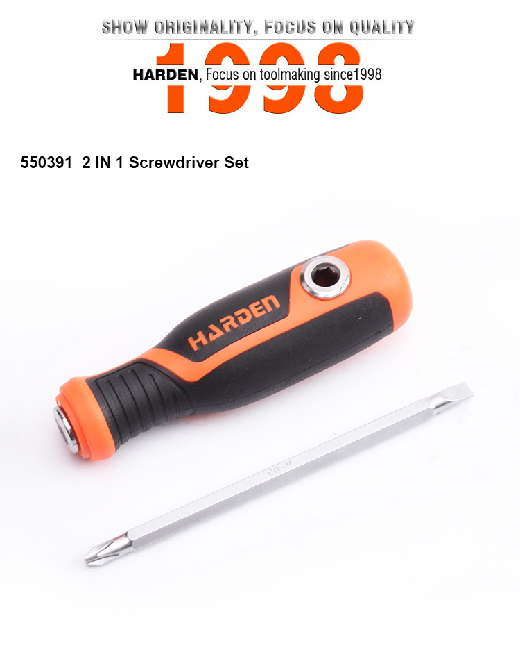 プロフェッショナルハンドツールマルチスクリュードライバー2IN1