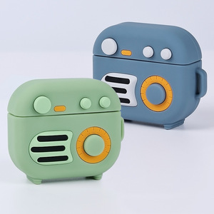 Sans fil rétro radio conception <span class=keywords><strong>de</strong></span> charge <span class=keywords><strong>remplacement</strong></span> écouteur cas pour <span class=keywords><strong>airpods</strong></span> pro 1 2 mac pour ipod casque couverture - Product Image 1