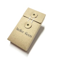 Enveloppe personnalisée imprimée avec œillets métalliques, logo personnalisé, enveloppe en papier, vente en gros, emballage pour petites entreprises