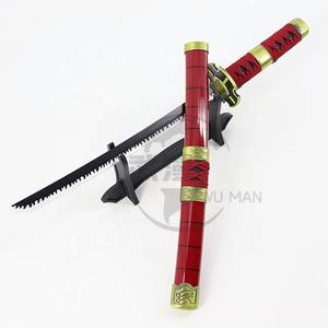 Vente en gros de métal Roronoa <span class=keywords><strong>Zoro</strong></span> <span class=keywords><strong>One</strong></span> <span class=keywords><strong>Piece</strong></span> Pirate Style Léger Anime Jouet <span class=keywords><strong>Katana</strong></span> Épée 45cm pour les 14 ans et plus Cosplay - Product Image 6