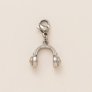 2025 New Arrival DIY Stainless Steel <strong>Charms</strong> Silver Flower Letter <strong>Pig</strong> Knife Folk Spoon Hot Dog Earphone Pendant for Jewelry Make - Product Image 5