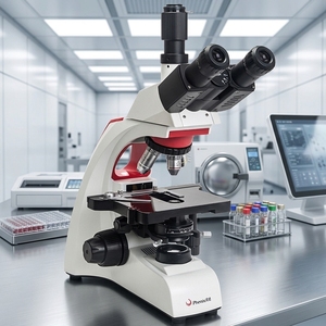 Microscope biologique trinoculaire numérique médical personnalisé <span class=keywords><strong>Phenix</strong></span> BMC303 40x-1600x pour la pathologie - Product Image 1