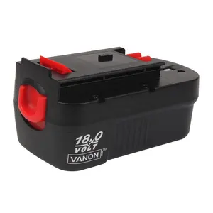 1.3A 18V NiCD Battery For Black Decker FireStorm 244760-00 A1718 A18 HPB18 FSB18 