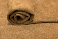 Tissu en velours suédé pêche 350g, élastique, épais, rétro, pour textile de maison, vêtements, bagages, sergé, anti-boulochage, uni, vente en gros