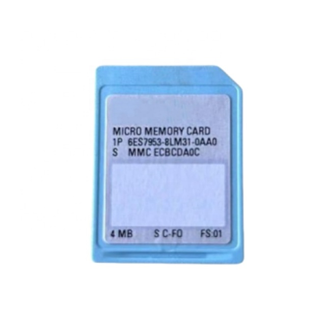 New Original 6ES7953-8LM31-0AA0 Memory Card for S7-300/C7/ET 200 3 3V Nflash 4 MB Genuine Product in Stock
