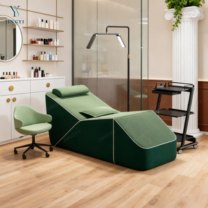Lit de massage et table de beauté ergonomique beige de luxe moderne pour salon, idéal pour les esthéticiennes et les soins des <span class=keywords><strong>cils</strong></span> - Product Image 6