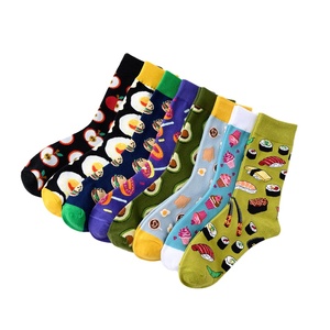 Best-Selling <strong>Men's</strong> INS Original Cotton <strong>Socks</strong> with Creative Design Food Series Embroidery Logo for Lovers in Europe <strong>United</strong> States - Product Image 1
