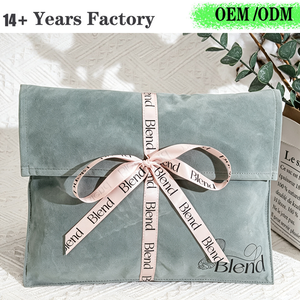 Bolsa de Terciopelo <span class=keywords><strong>con</strong></span> Logotipo Personalizado, Bolsa de Almacenamiento de Joyería y Cosméticos de Lujo, Bolsa de Regalo <span class=keywords><strong>para</strong></span> Collar, Lápiz Labial, Perfume - Product Image 3