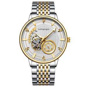 Gran oferta, reloj mecánico con banda de acero completamente automático, reloj hueco para hombre, venta al por mayor - Product Image 6