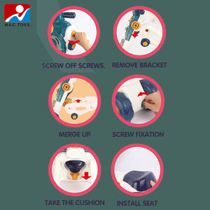 Marche-bébé multifonction 2 en 1 amusant, <span class=keywords><strong>chariot</strong></span> d'apprentissage <span class=keywords><strong>pour</strong></span> enfants - Product Image 4