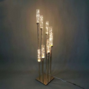 Nueva guía de camino dorado de boda de estilo europeo con candelabros de <span class=keywords><strong>8</strong></span> cabezas para decoración de accesorios de boda escenario boda T-<span class=keywords><strong>stage</strong></span> - Product Image 4