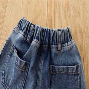 Boutique de mode pour filles, vêtements d'été, jeans à manches courtes, shorts en denim, ensemble de vêtements pour tout-petits, vêtements pour enfants - Product Image 5