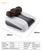 Masseur vibrant portable télécommandé pour pédicure, machine de circulation sanguine électromagnétique 2026 en acier