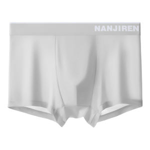 תחתוני משי קרח במותן התיכון תחתוני בוקסר לגברים ספנדקס קיץ נושמים ונוחים תחתוני גברים בארבעה פינים - Product Image 3